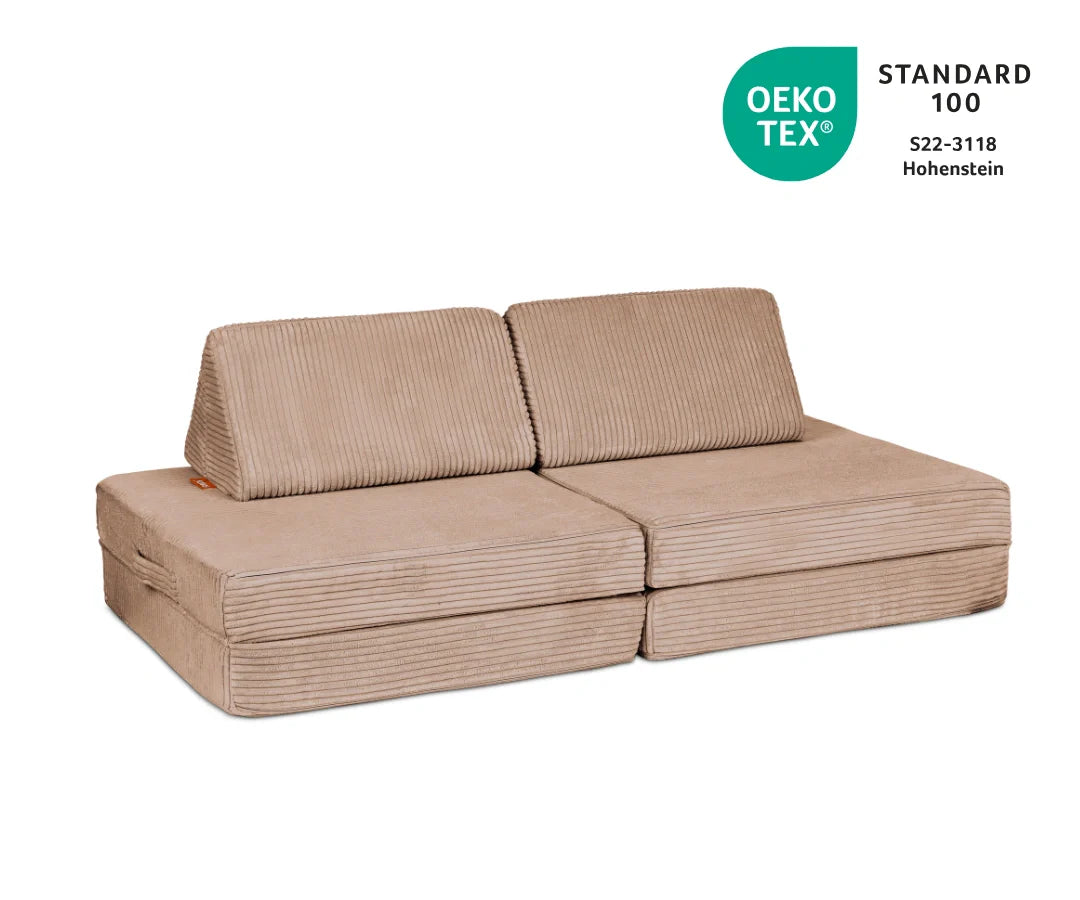 MINI SPIELSOFA - Cord Karamell Beige