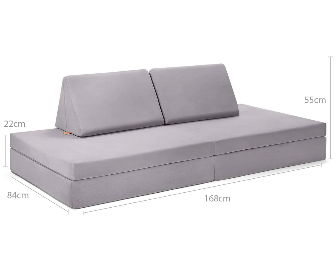 SPIELSOFA - Mond Grau