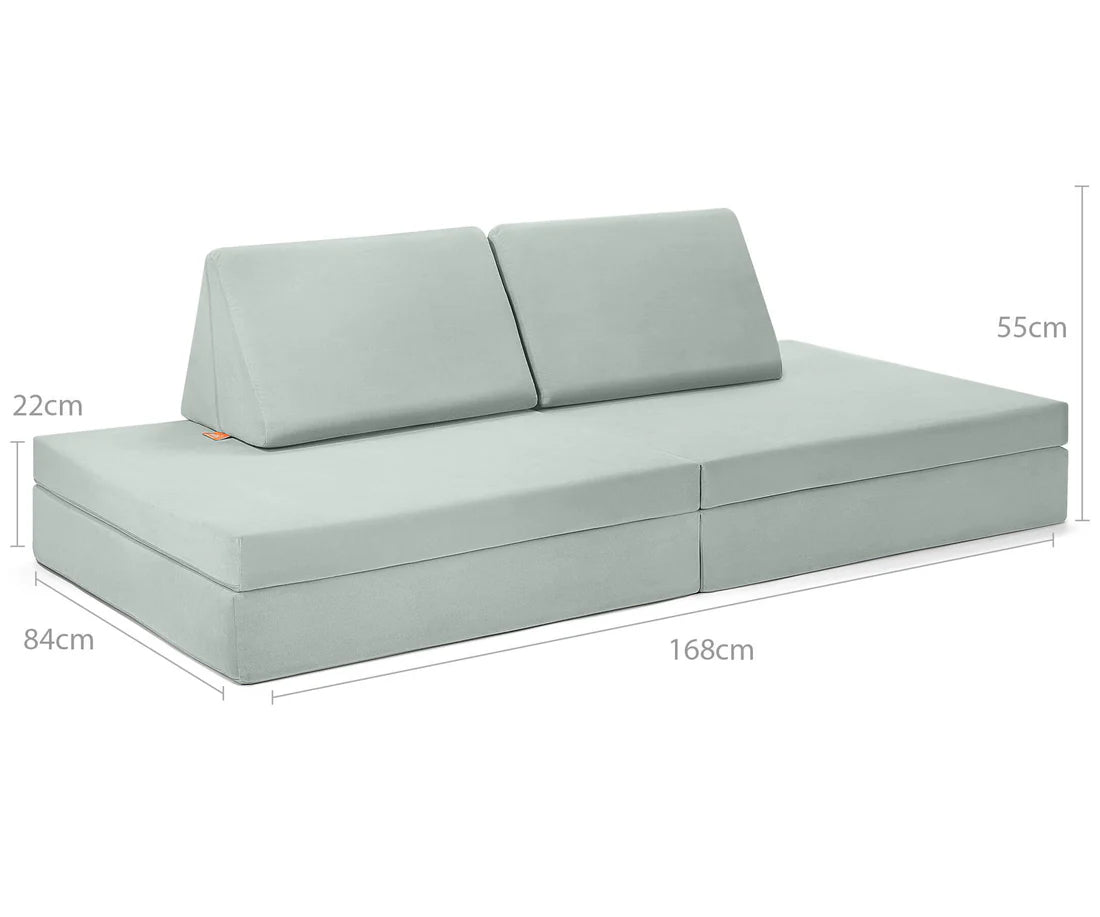 SPIELSOFA - Minz Hellgrün