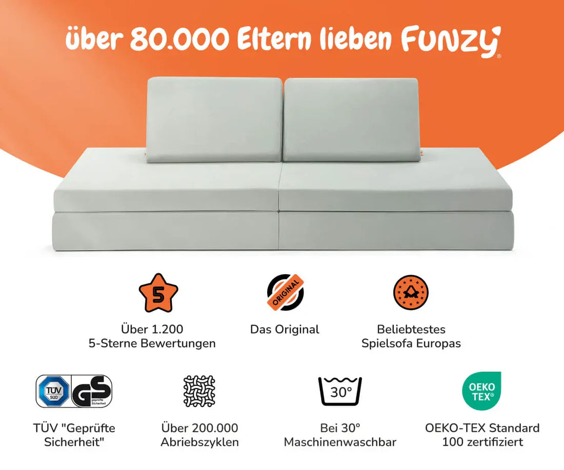 SPIELSOFA - Minz Hellgrün