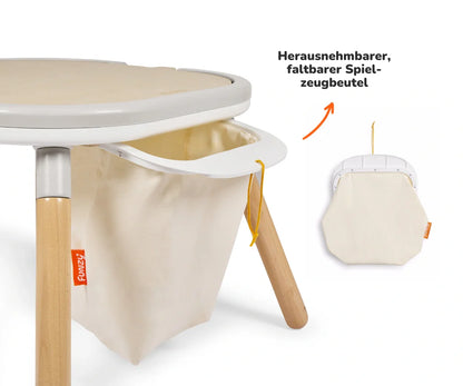 Funzy Spieltisch 8-in-1 System - Graphit Grau