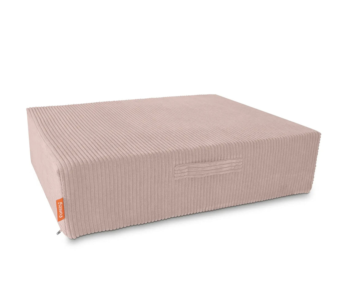 Hüpfpolster Cord Kirschblüte Rosa