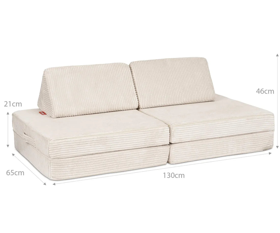 MINI SPIELSOFA - Cord Creme Beige