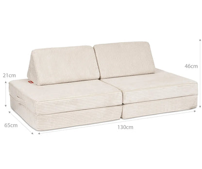 MINI SPIELSOFA - Cord Creme Beige