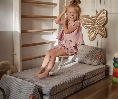 MINI SPIELSOFA - Cord Koala Grau
