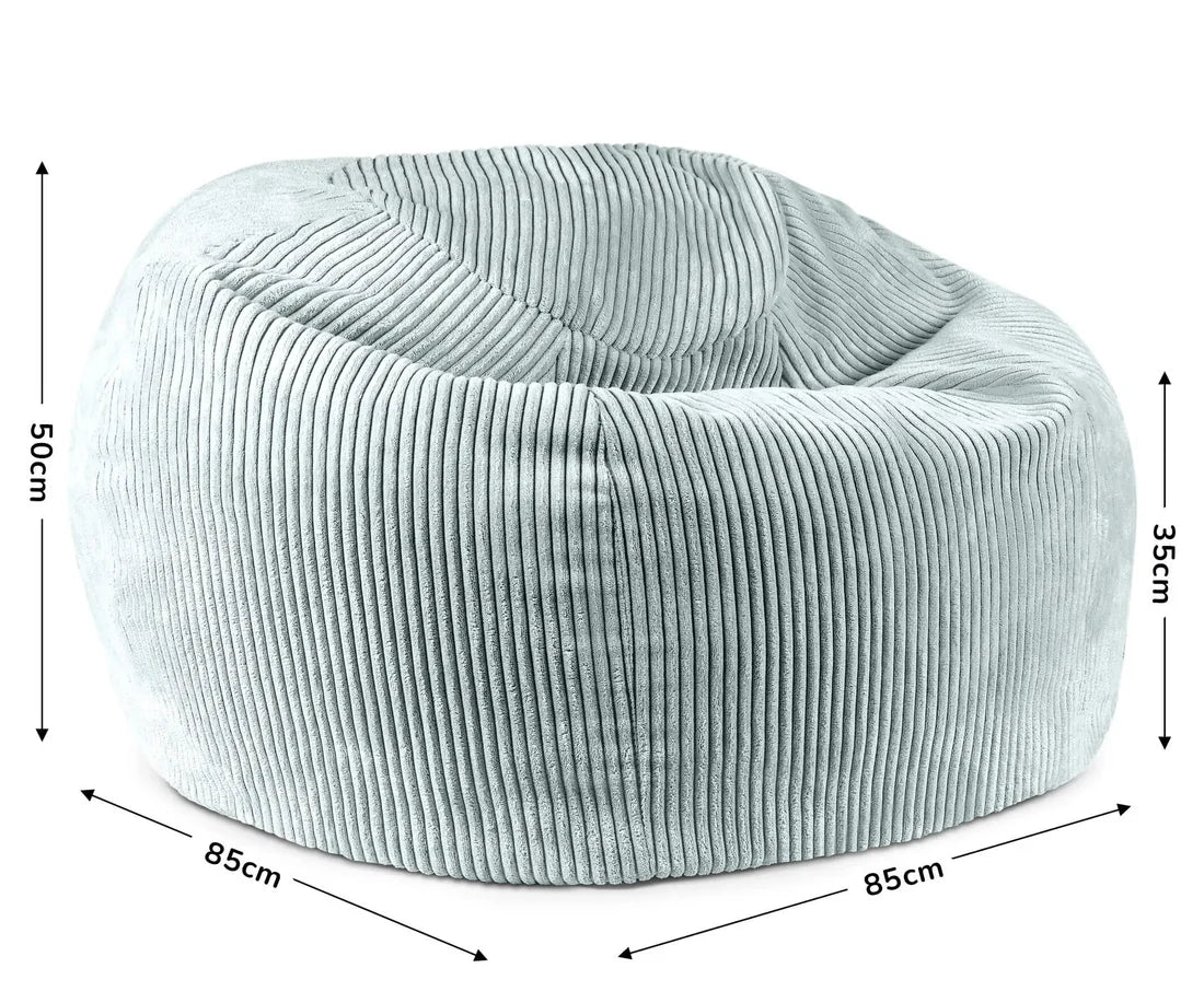 Sitzsack - Cord Salbei Grün