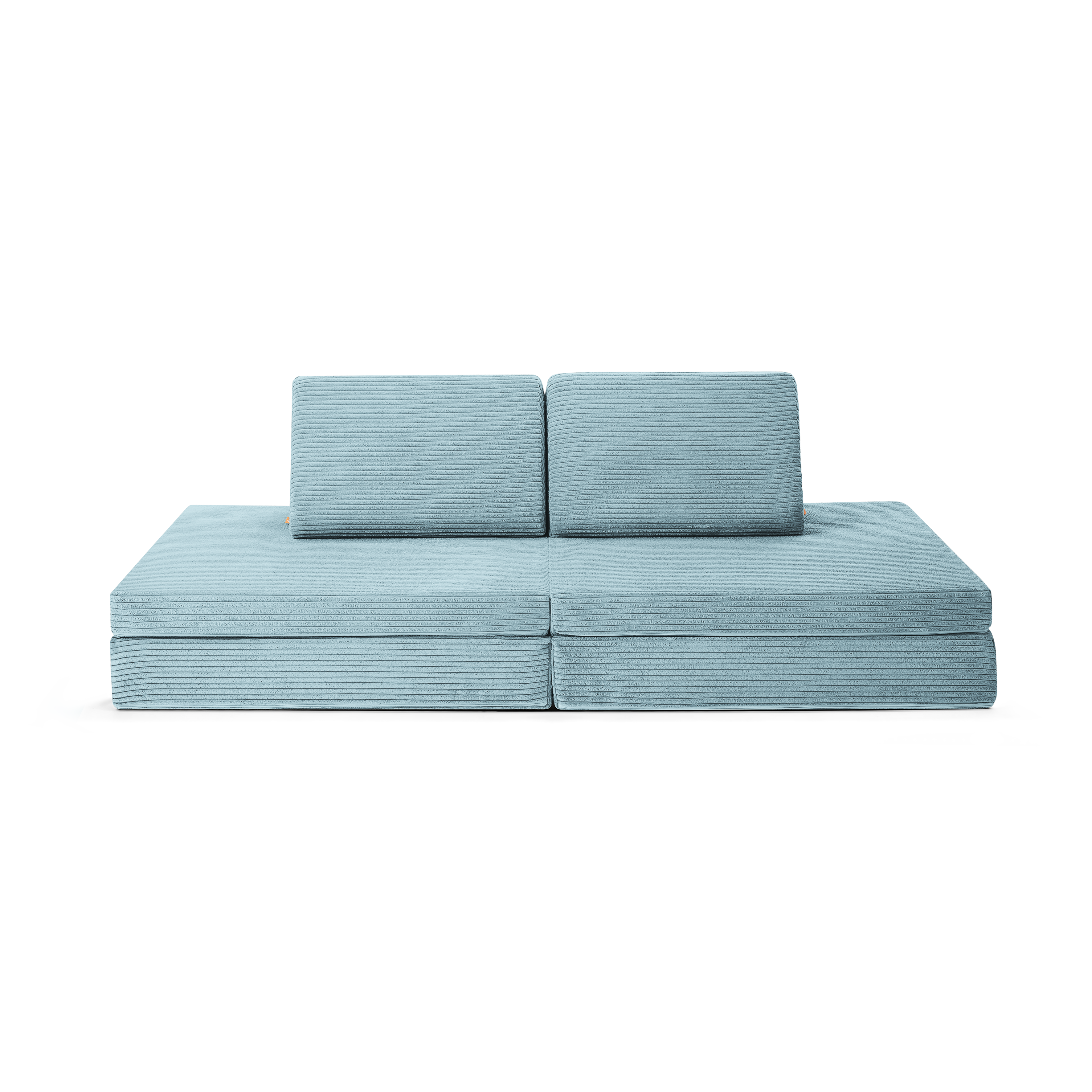 SPIELSOFA - Cord Lagune Blau