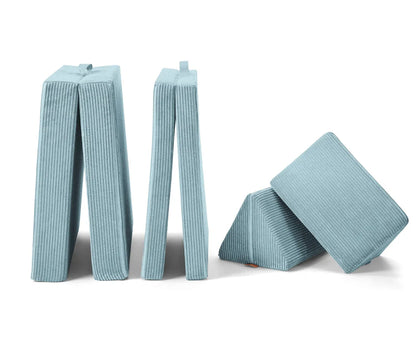 SPIELSOFA - Cord Lagune Blau