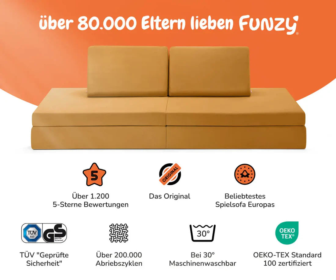 SPIELSOFA - Honig Gelb