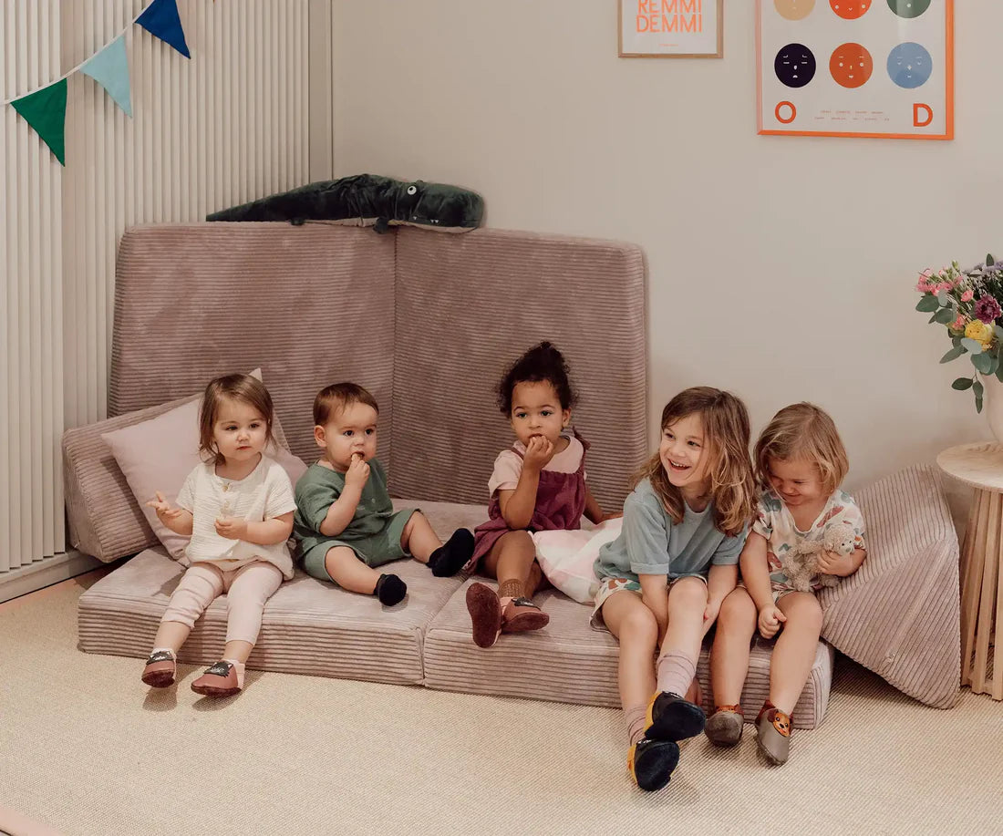 SPIELSOFA - Cord Kirschblüte Rosa