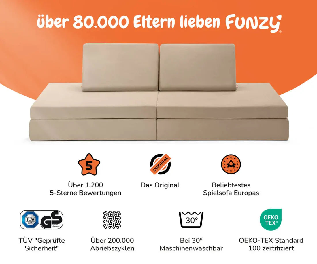 SPIELSOFA - Erdnuss Beige