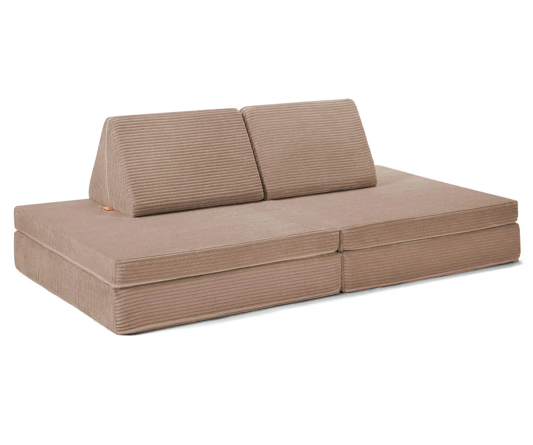 SPIELSOFA - Cord Karamell Beige
