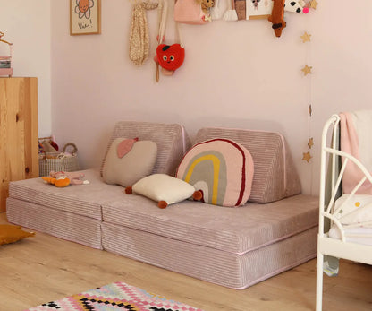 SPIELSOFA - Cord Kirschblüte Rosa