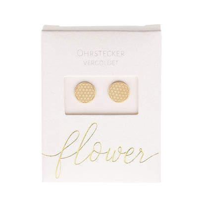 Ohrstecker - Blume des Lebens