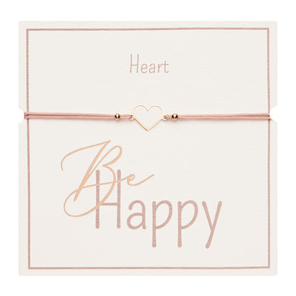 Armband - Be Happy - Herz