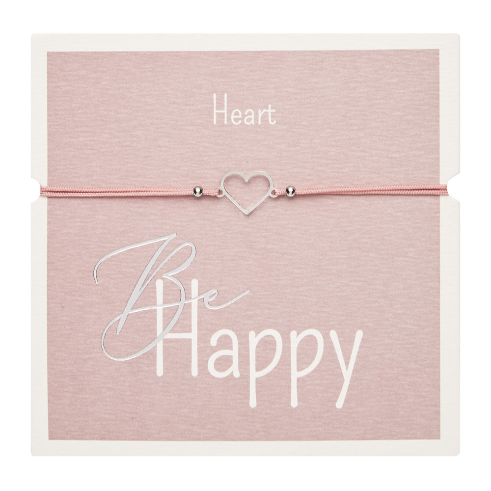 Armband - Be Happy - Herz