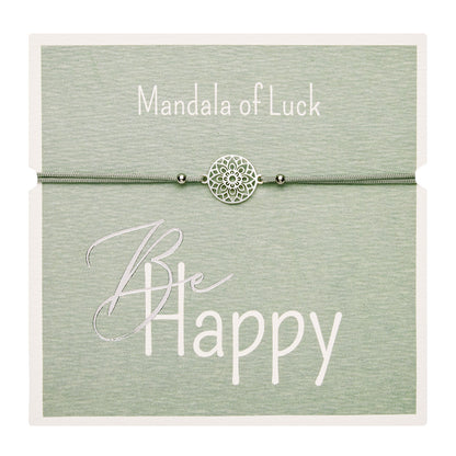 Armband - Be Happy - Mandala of luck