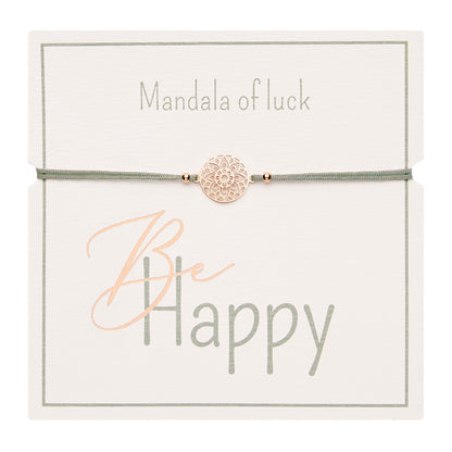 Armband - Be Happy - Mandala of luck