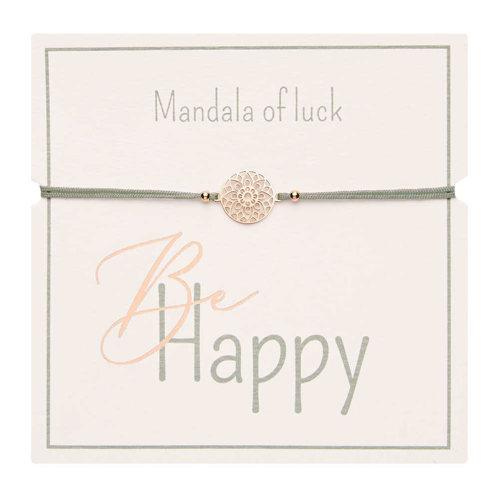 Armband - Be Happy - Mandala of luck