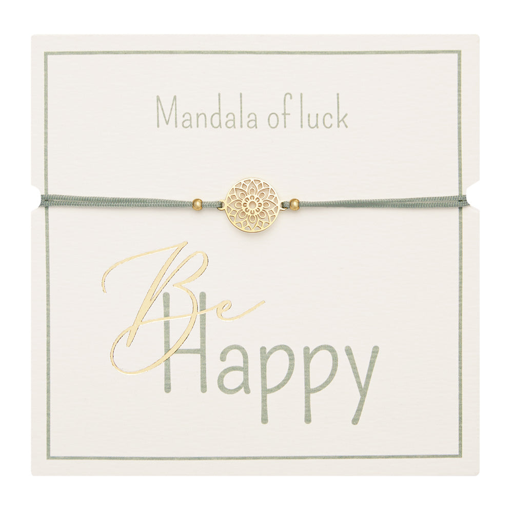 Armband - Be Happy - Mandala of luck