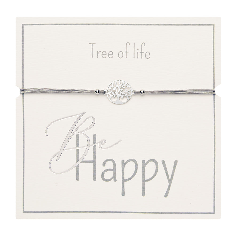 Armband - Be Happy - Tree of life