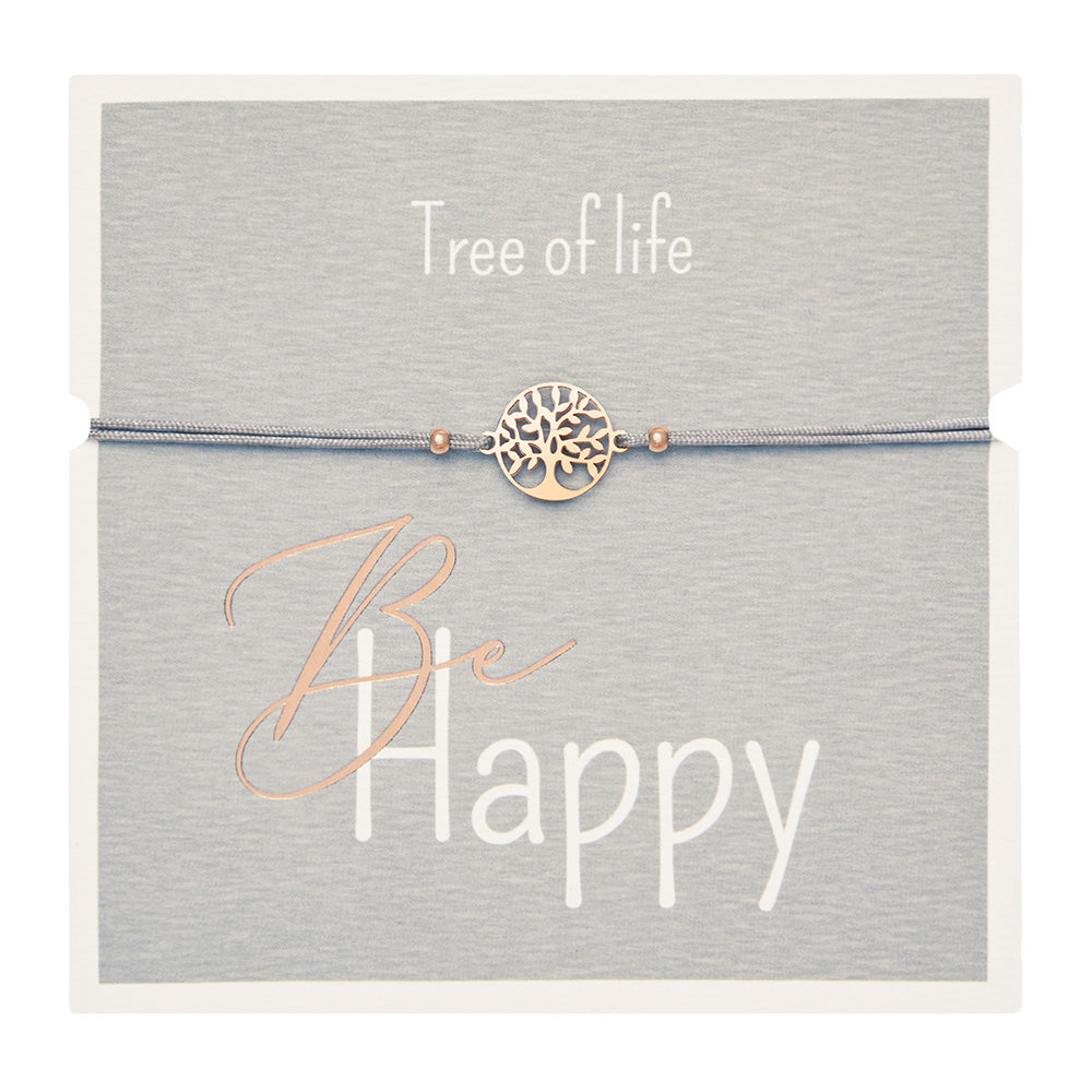 Armband - Be Happy - Tree of life