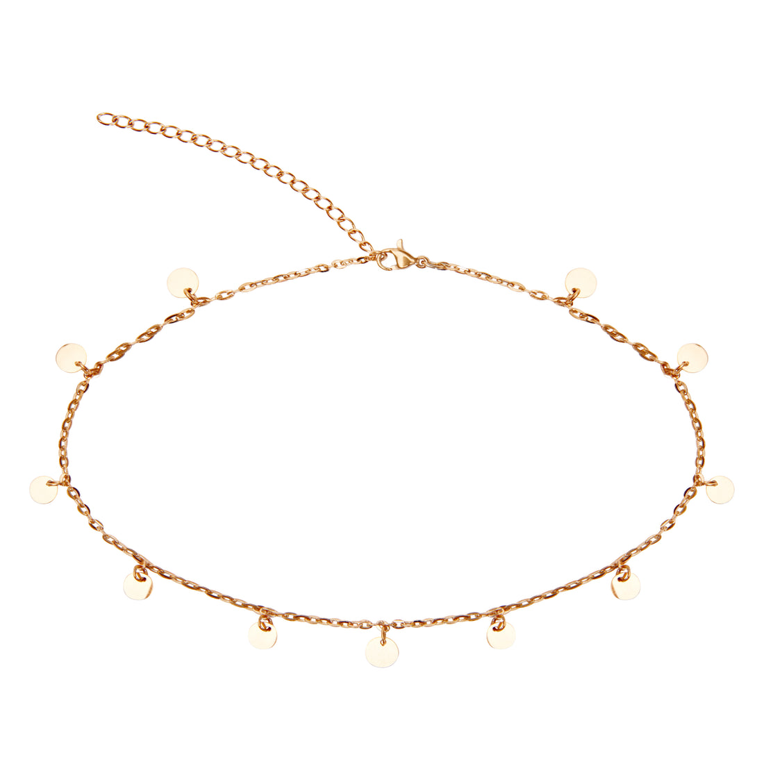 Fußkettchen - "Sunshine is coming" - Plättchen