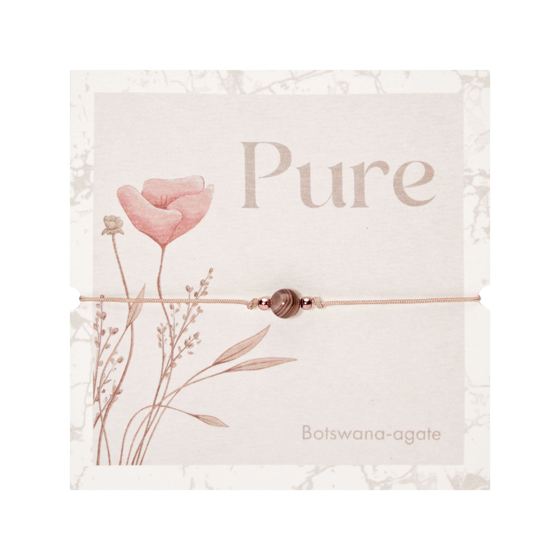 Armband - Pure - Botswana Achat