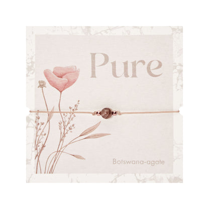 Armband - Pure - Botswana Achat