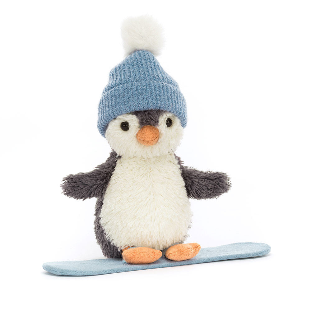Kuscheltier Peanut Penguin Snowboarding
