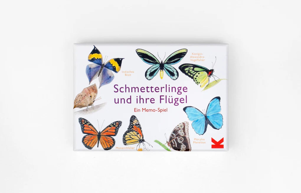 Schmetterlinge und ihre Flügel - Memo-Spiel