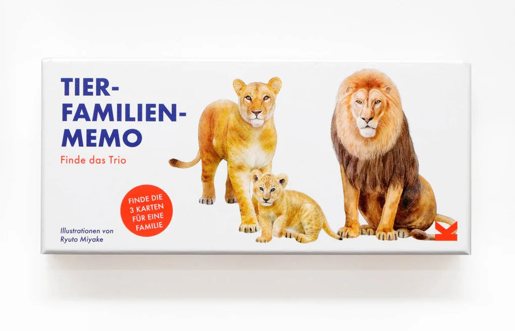 Tierfamilien-Memo Finde das Trio