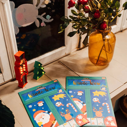 Set aus 70 Elektrostatischen Fensteraufklebern - Windo-Wow