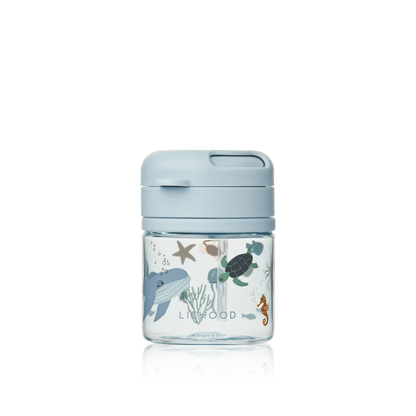 Trinkbecher mit Strohhalm - Pavia Tritan sea creature