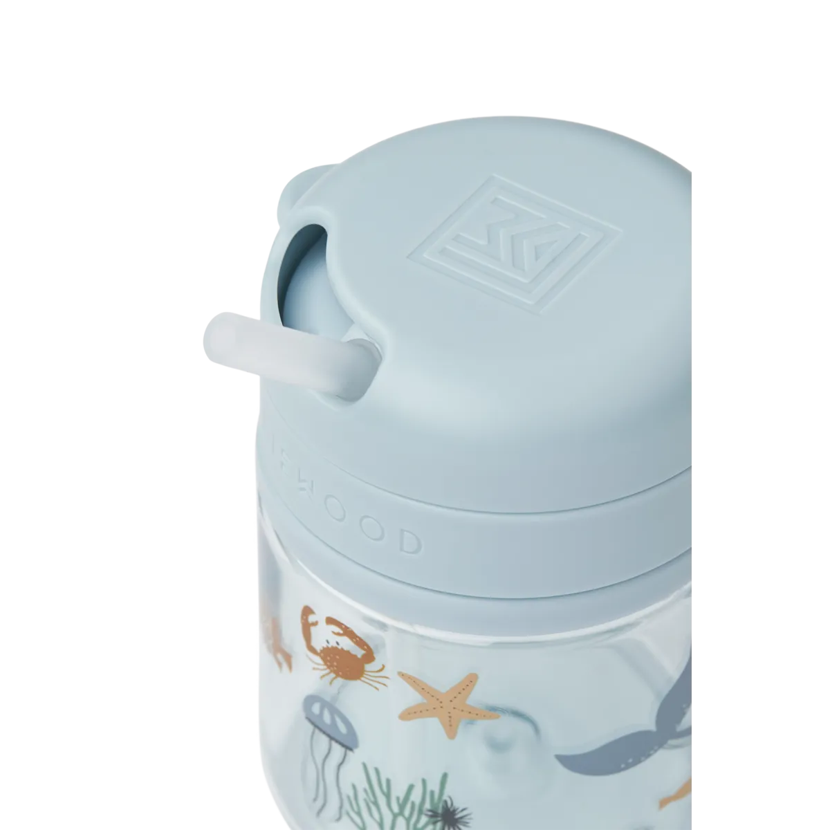 Trinkbecher mit Strohhalm - Pavia Tritan sea creature