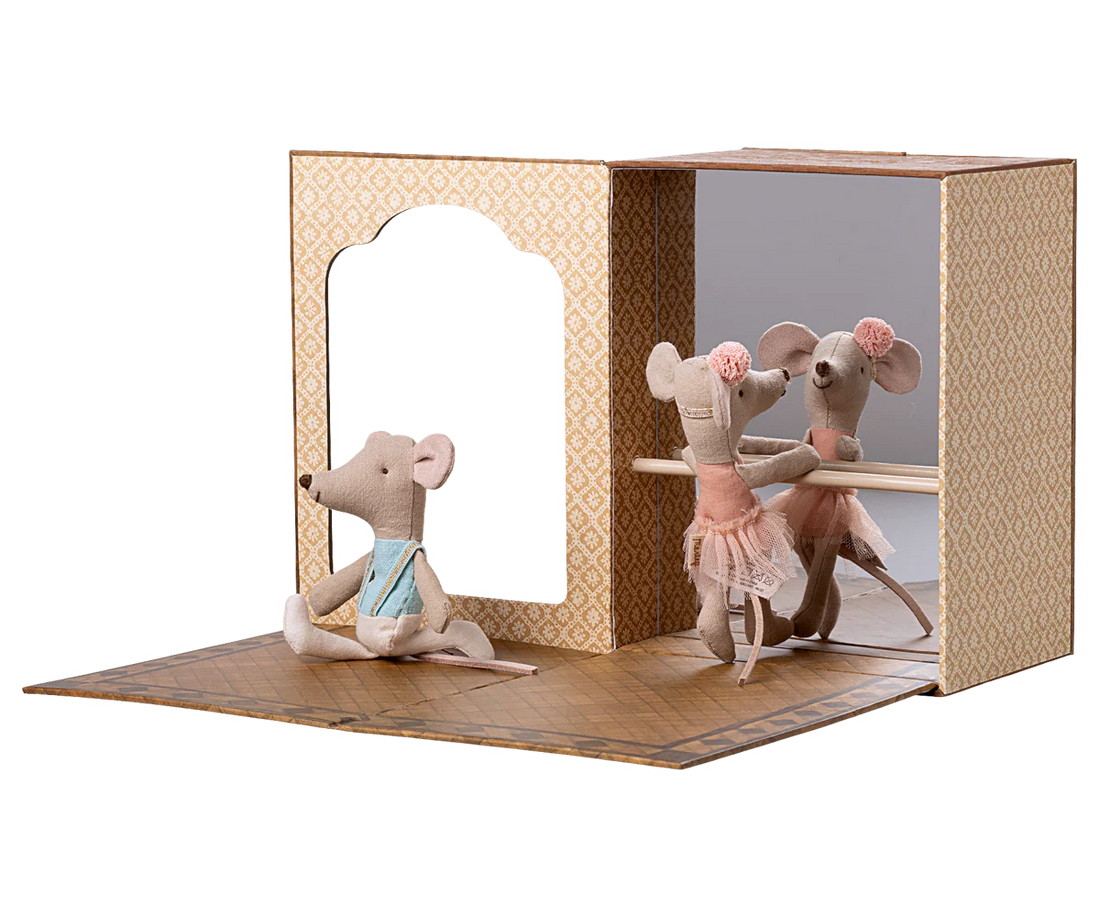 Ballettmäuse im Tanzstudio, Kleine Schwester und kleiner Bruder