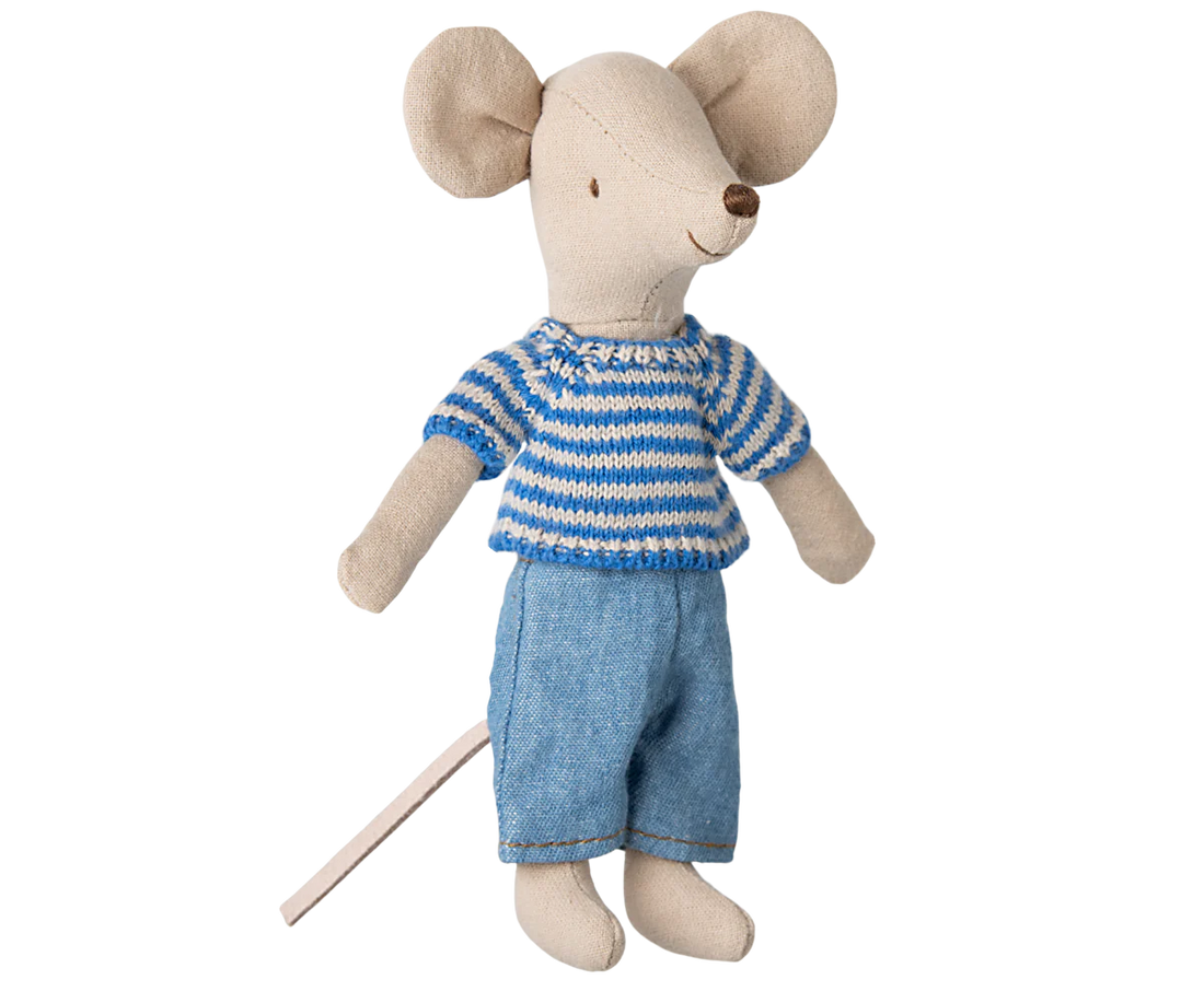 Strickpullover und Hose, Großer Bruder Maus