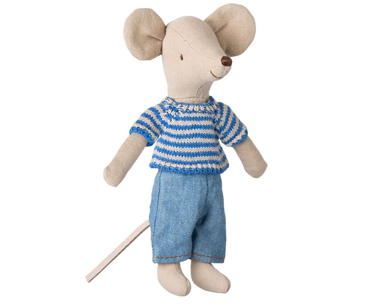 Strickpullover und Hose, Großer Bruder Maus