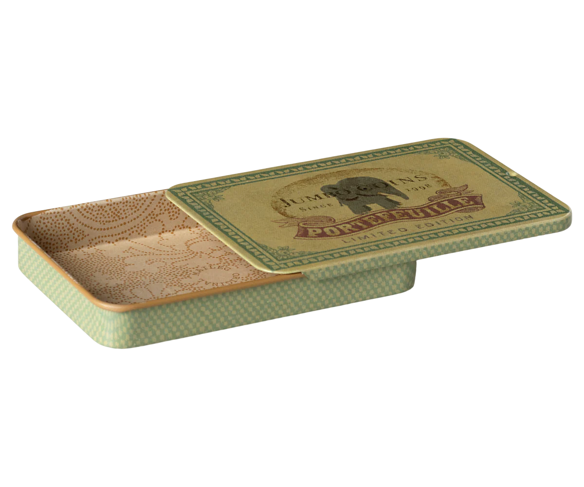 Metallbox mit Schiebedeckel, Jumbo Coins