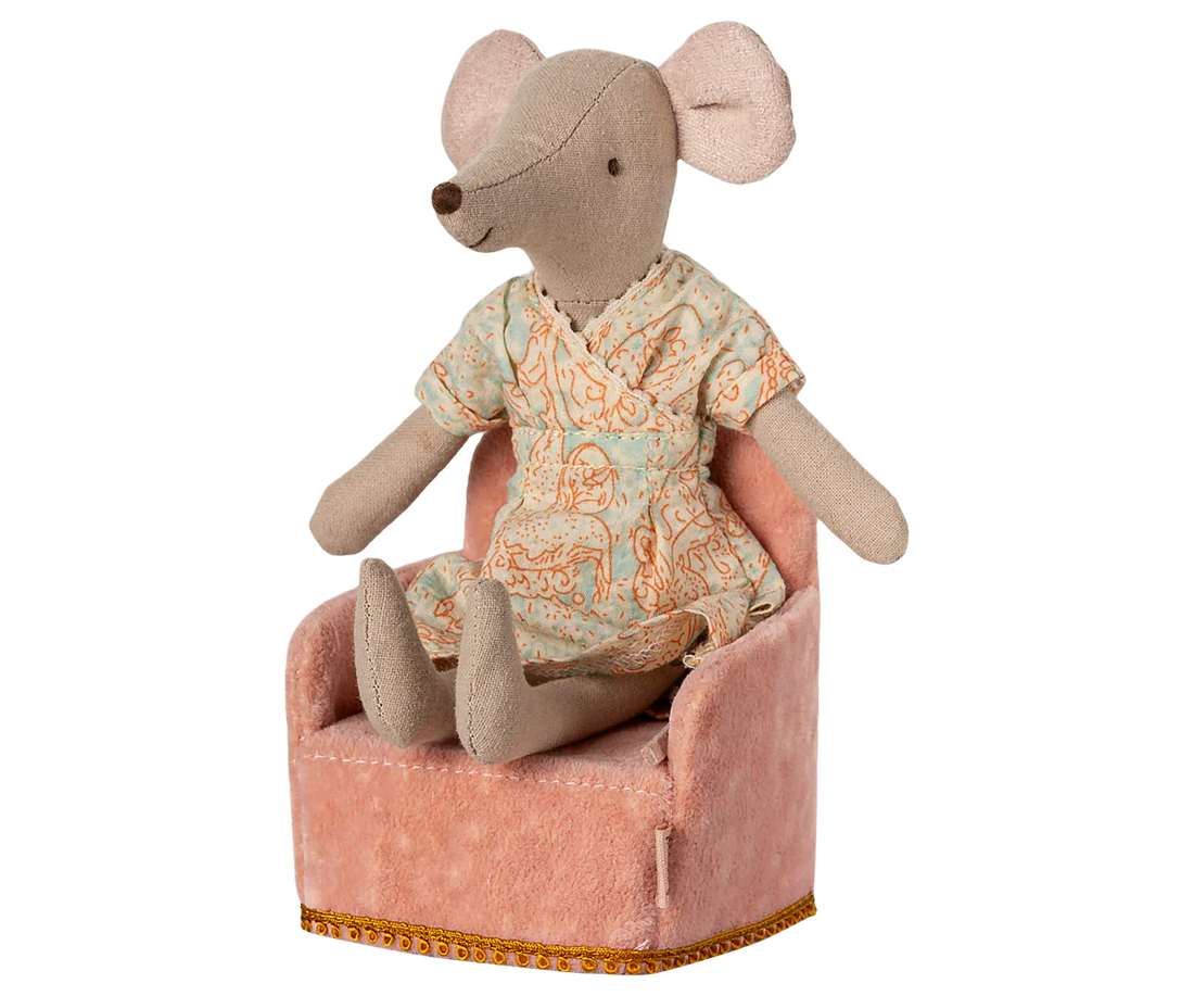 Sessel, Maus - Rose