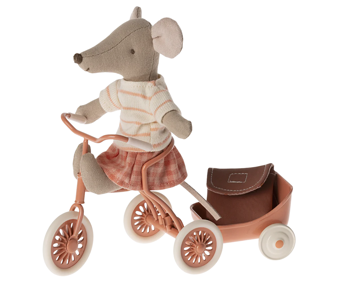 Dreiradmaus, große Schwester Coral
