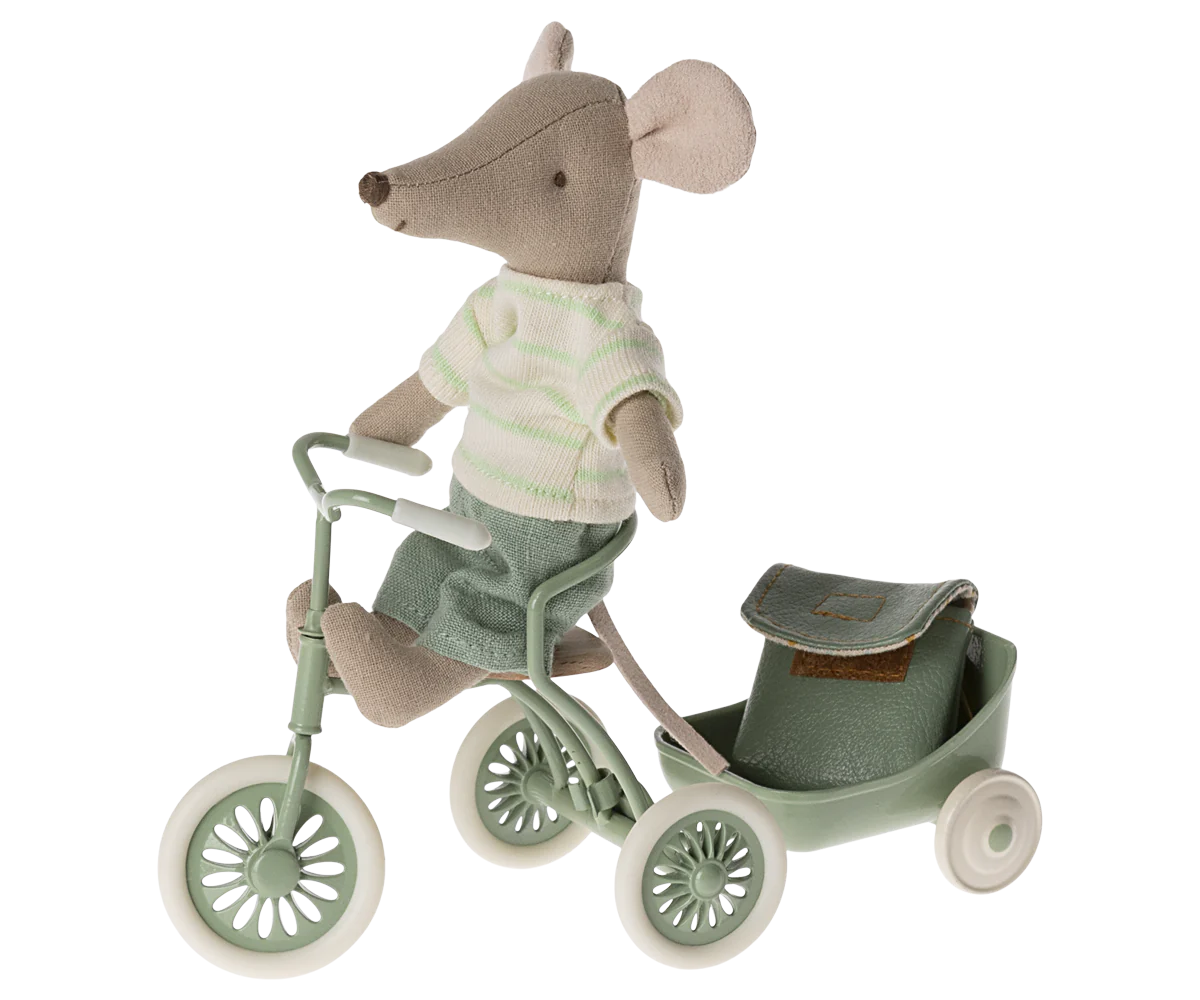 Dreiradmaus, große Bruder Mint