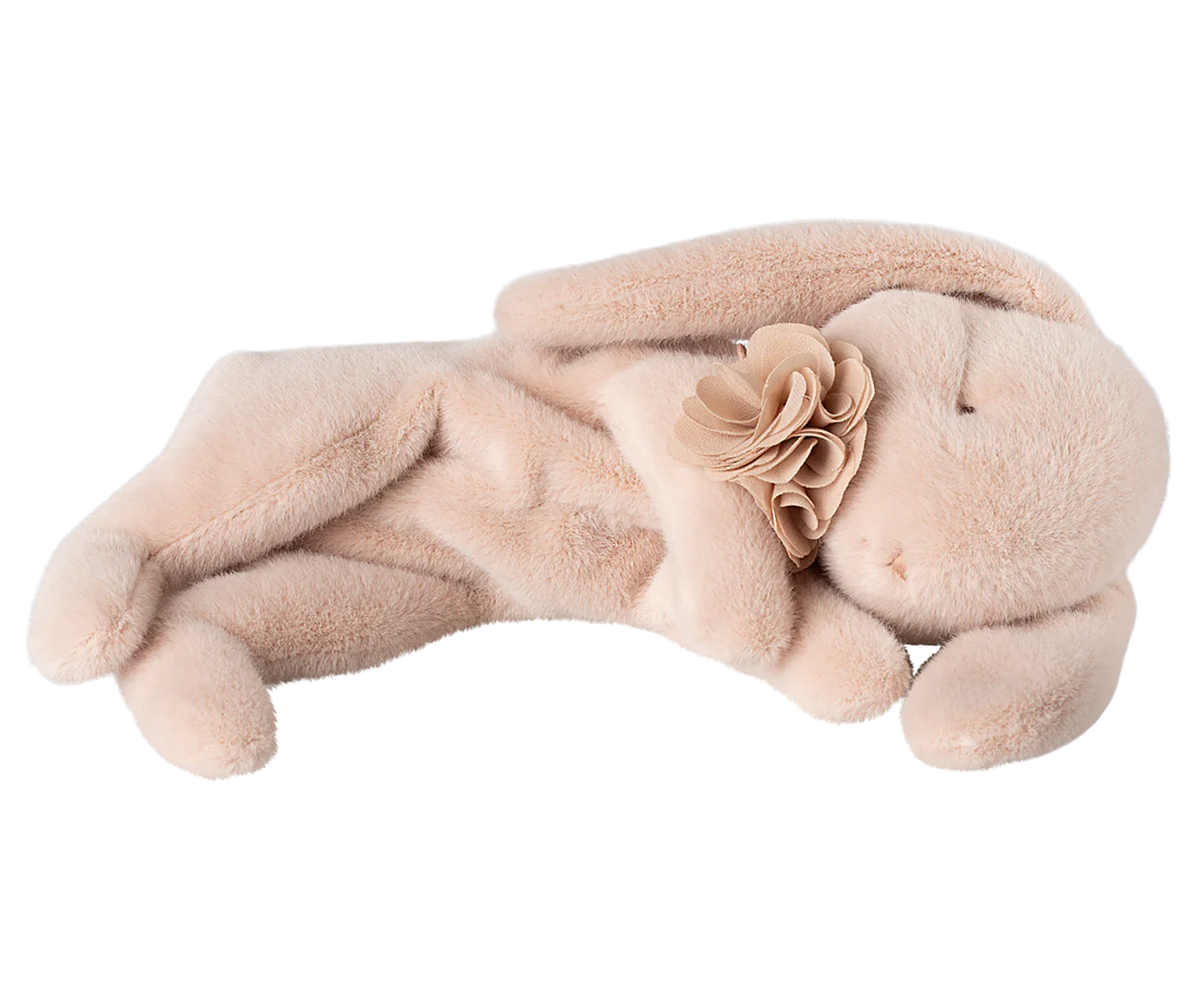 Schlafender Plüsch Hase, Klein - Powder