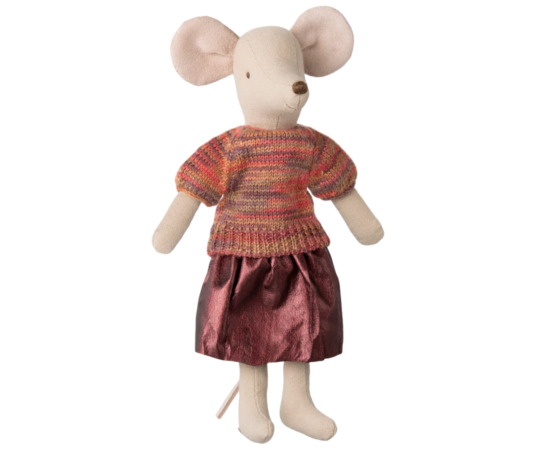 Rock und Strickbluse, Mama Maus