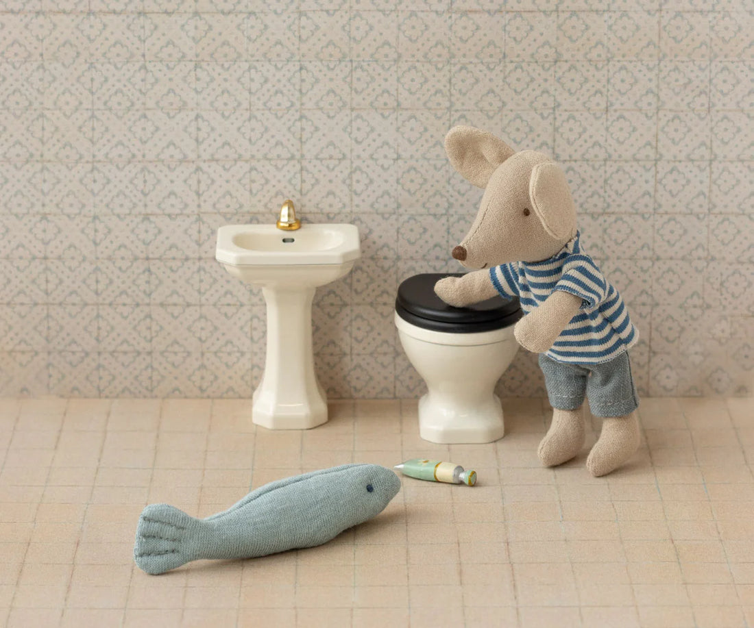 Waschbecken, Maus - Creme
