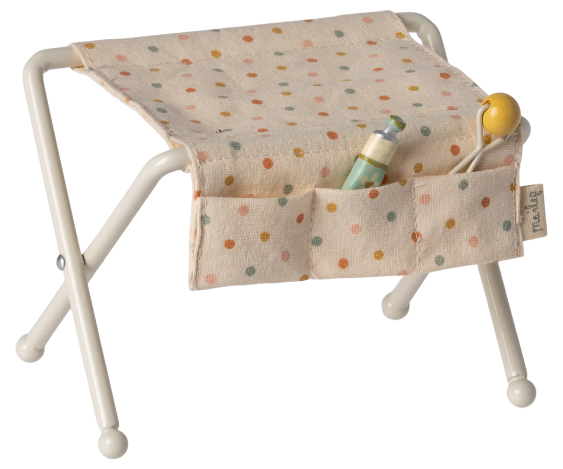 Wickeltisch, Babymaus - Weiß