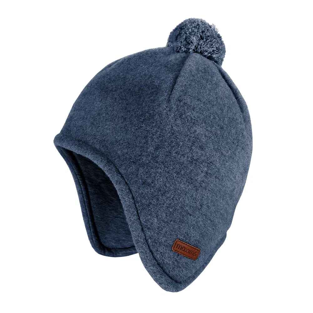 GOTS Mini Inkamütze - jeansmeliert