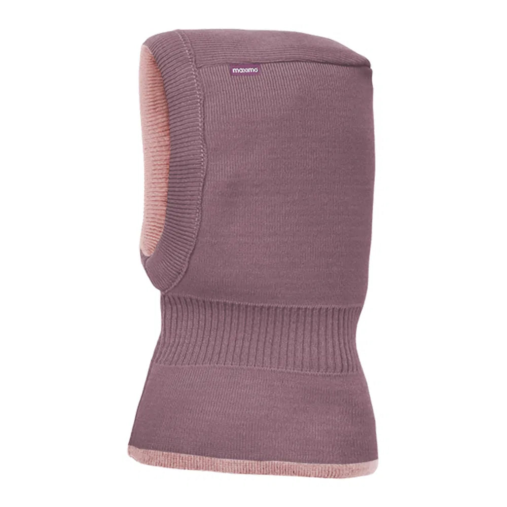MINI Schlupfmütze, 2- farbig rosa taupe