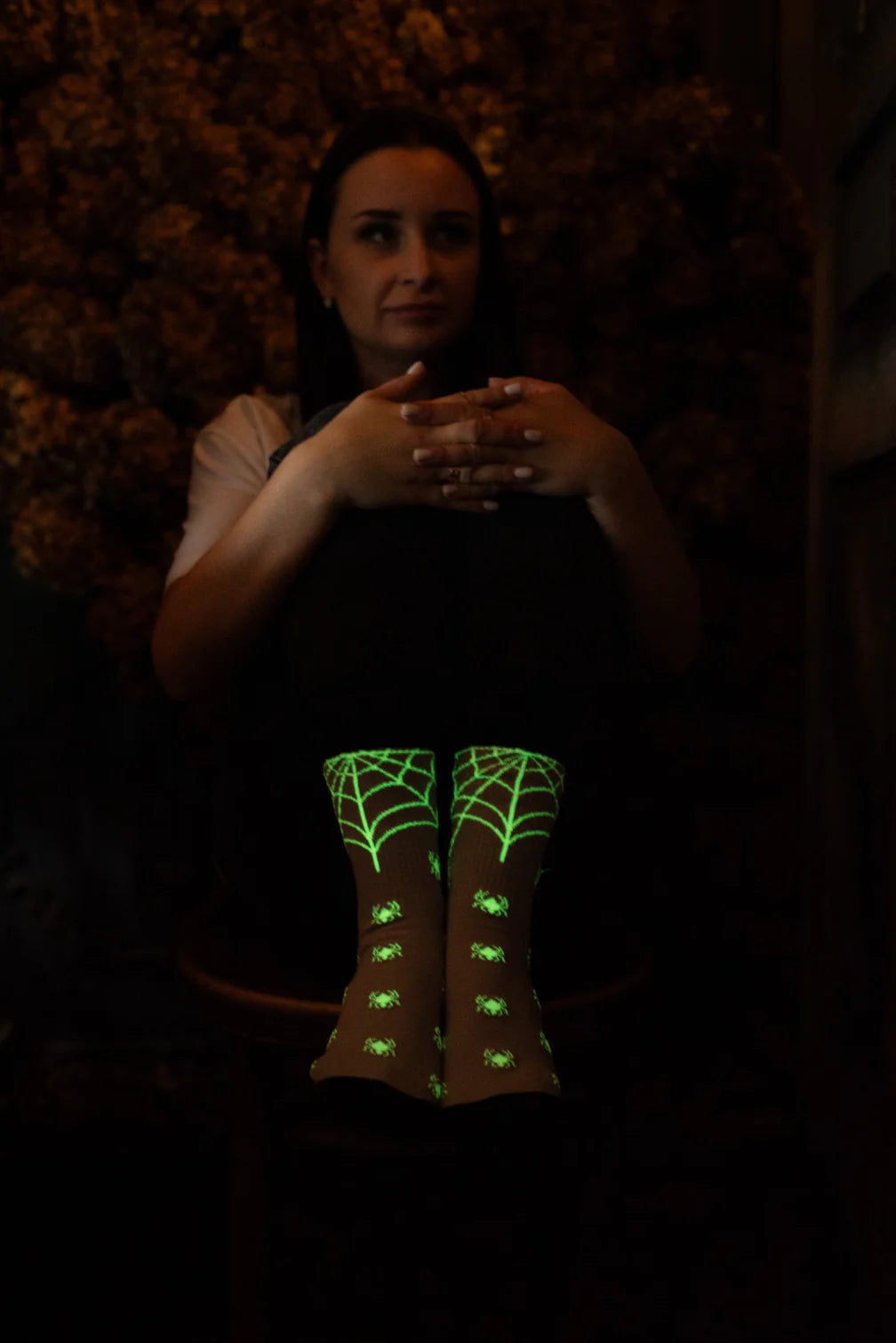 Halloween Socken - Spinnen