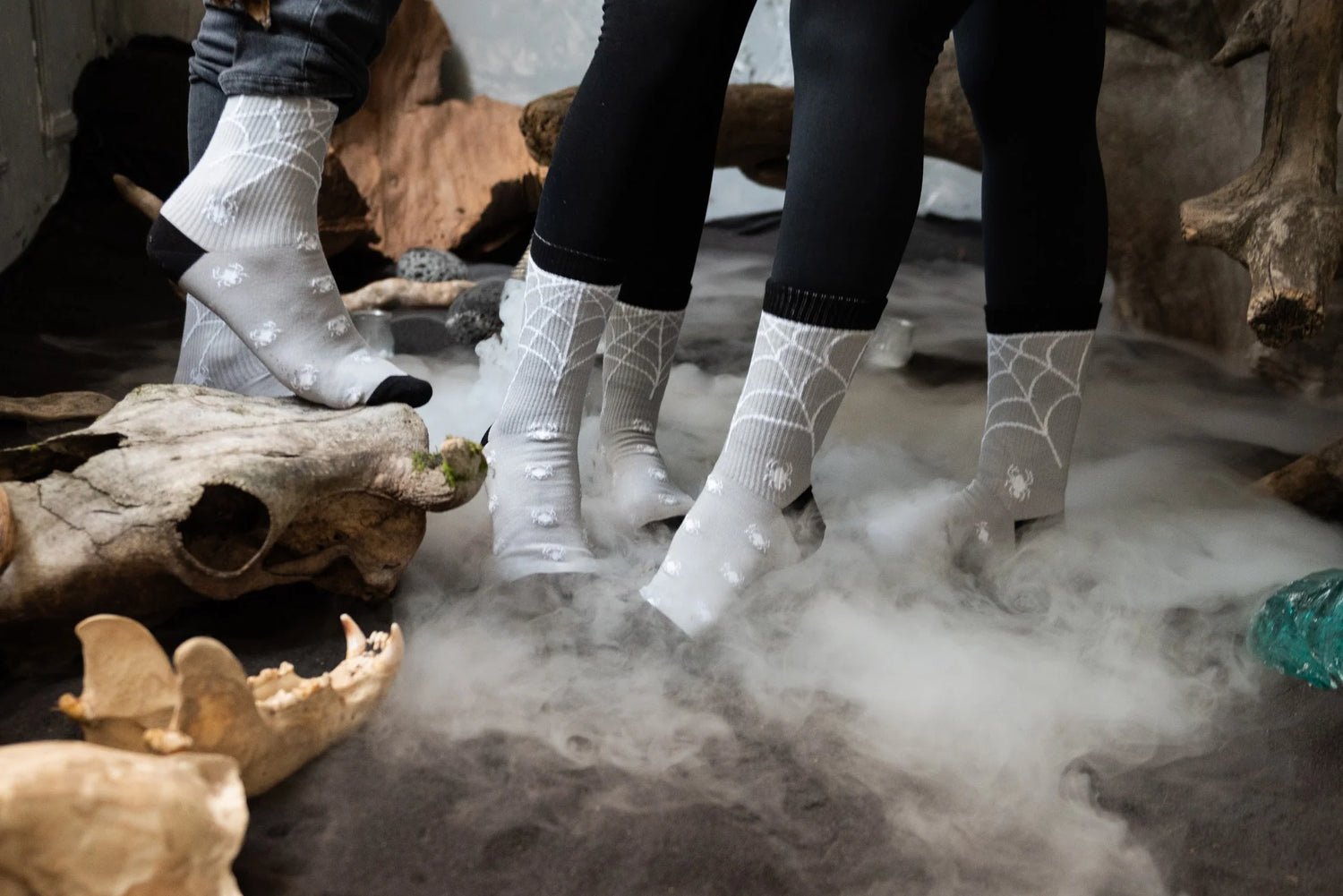 Halloween Socken - Spinnen